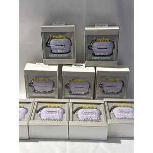 Lot of 9 AirPods Pro 1/2 Case Covers Purple Silicone New